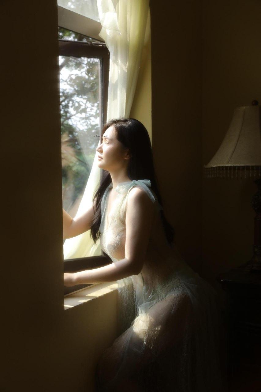 玫桃泡芙 – 清纯小妹透视白纱【28P】